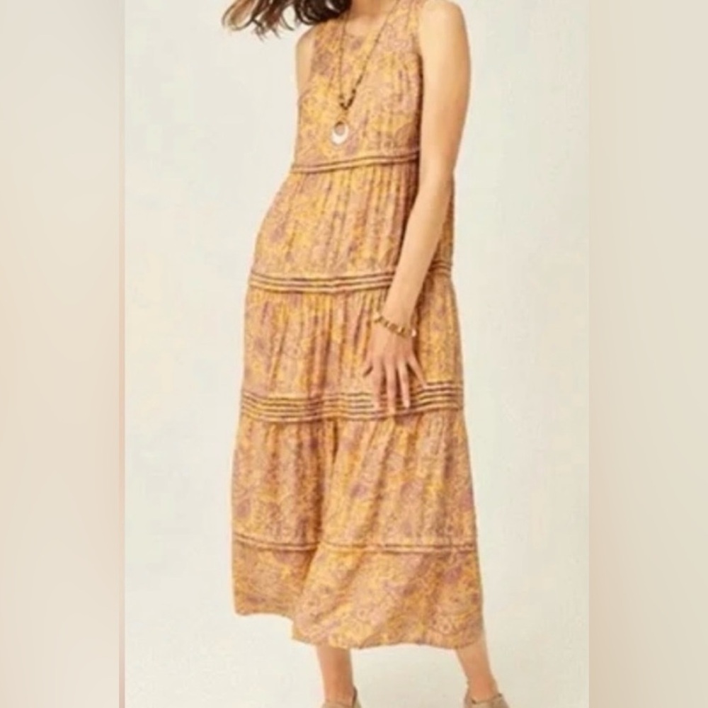 J.Jill Multicolor Tiered Maxi Dress - Picture 3 of 10